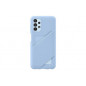 Coque souple ultra fine avec porte carte pour Samsung Galaxy A13 4G Bleu arctique