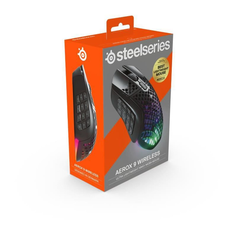 Souris gamer - STEELSERIES - Aerox 9 Wireless Gaming Mouse
