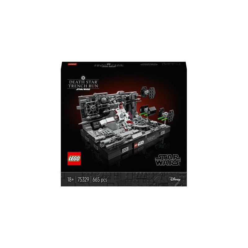 LEGO® Star Wars™ 75329 Diorama de la poursuite dans les tranchées de l’Étoile de la Mort
