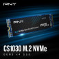 Disque SSD Interne - PNY - CS1030 M.2 GEN3 - 250 Go - NVMe M280CS1030-250-RB