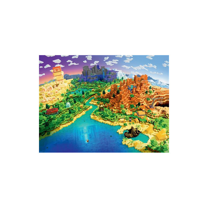 Puzzle 1500 pièces Ravensburger Le monde de Minecraft