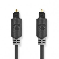 NEDIS Câble audio optique | TosLink Male | TosLink Male | 5.0 m | Rond | PVC NEDIS - CABW25000AT50