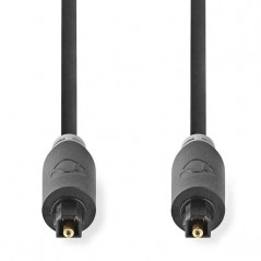 NEDIS Câble audio optique | TosLink Male | TosLink Male | 5.0 m | Rond | PVC NEDIS - CABW25000AT50