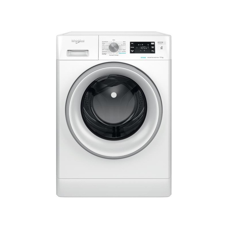 Whirlpool MAL posable, Front, FRESHCARE, Blanc, 10 KG, 1400 trs, Classe énergie A WHIRLPOOL - FFB10469SVFR