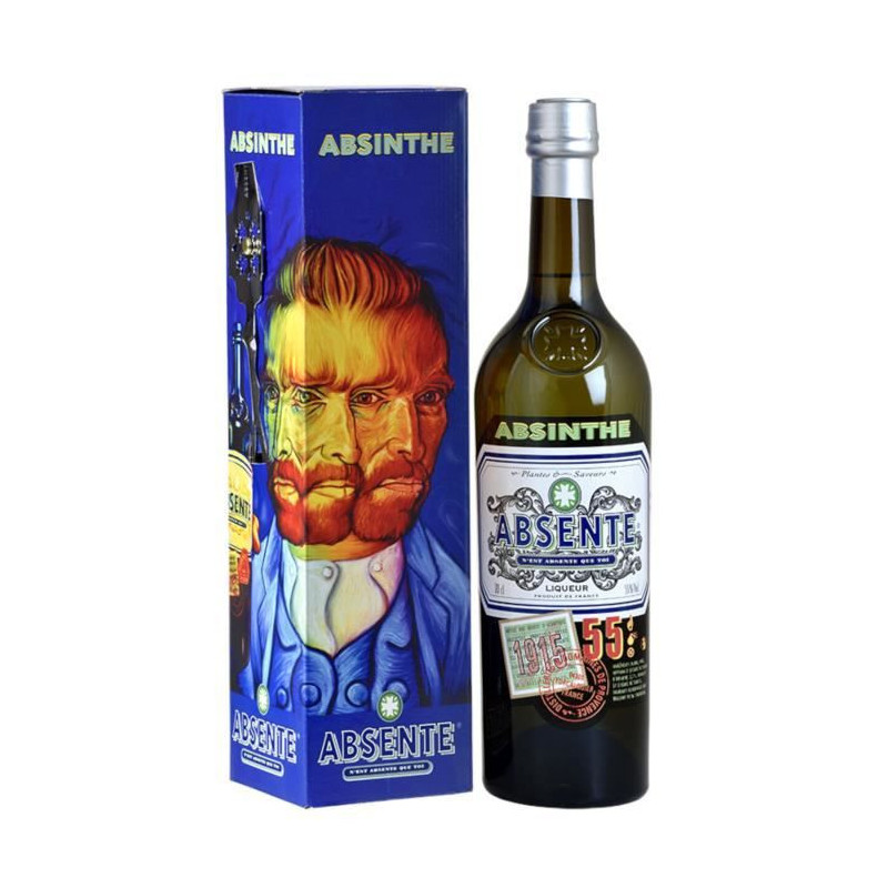 Absente - Absinthe - 55.0% Vol. - 70 cl - Cuillere et etui Van Gogh