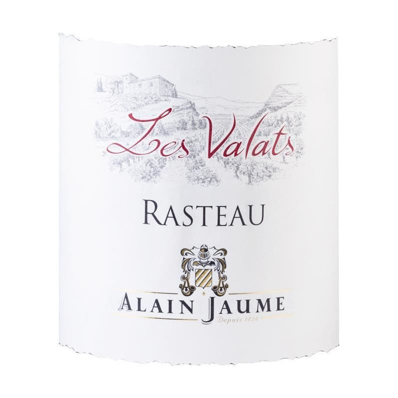 Alain Jaume Les Valats 2017 Rasteau - Vin rouge des Cotes du Rhone
