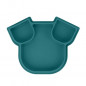 Babymoov Assiette silicone compartimentee ISY PLATE Chien bleu