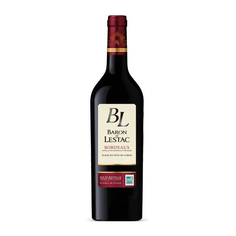 Baron de Lestac 2019 Bordeaux - Vin rouge de Bordeaux - Terra Vitis