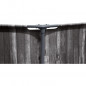 BESTWAY Piscine hors sol SteelPro Max ronde Decor bois, 366 x 100 cm, filtre a cartouche, echelle, diffuseur Chemconnect