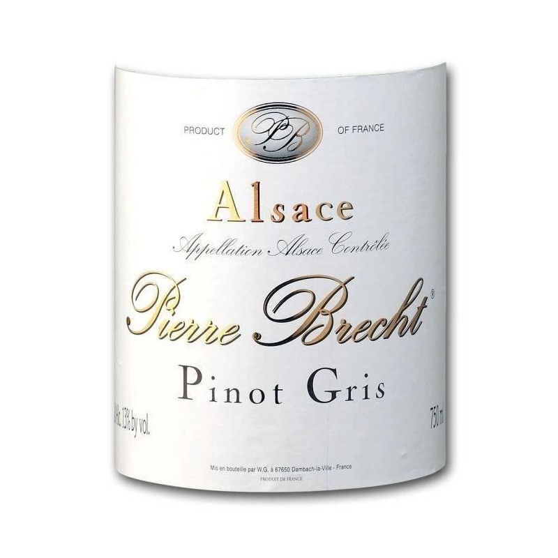 Pierre Brecht Pinot Gris Reserve - Vin blanc dAlsace