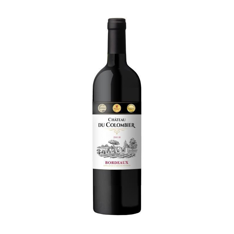 Chateau du Colombier 2018 Bordeaux - Vin rouge de Bordeaux