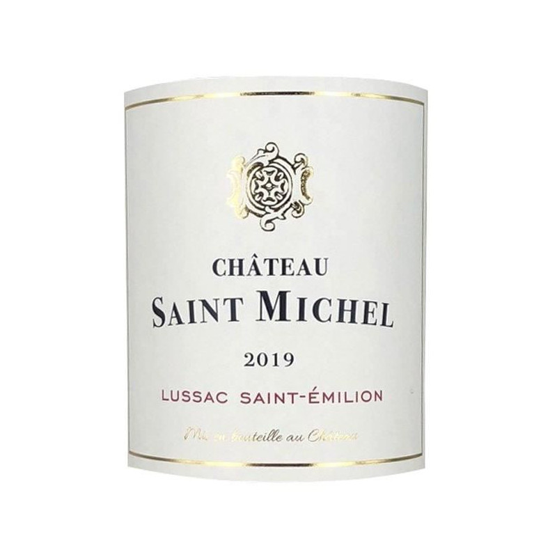 Chateau Saint Michel 2020 Lussac Saint Emilion - Vin rouge de Bordeaux