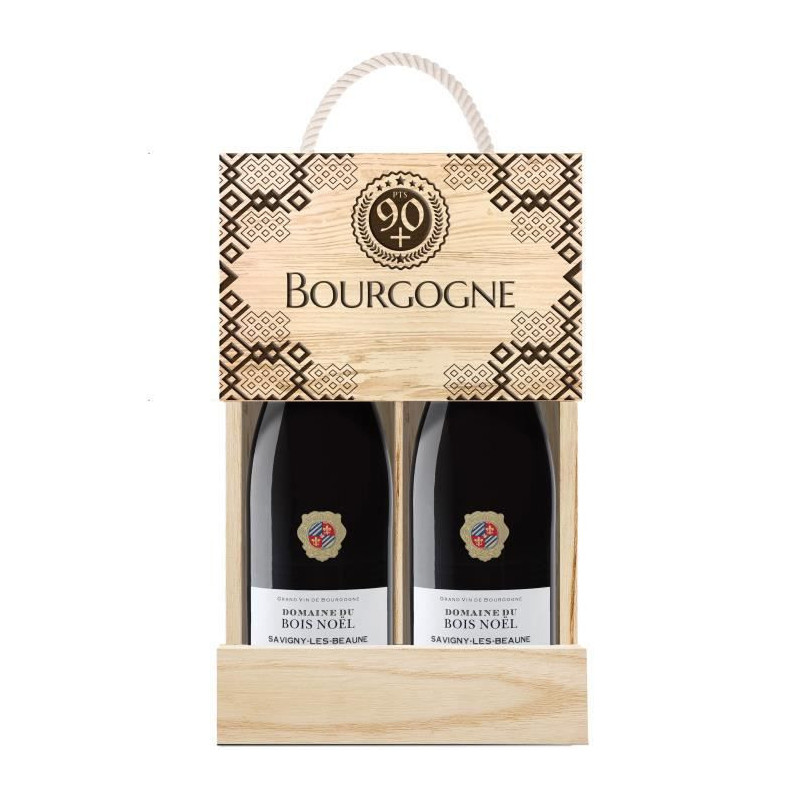 Coffret 2 Bourgogne 90pts Domaine du Bois Noel 2018 Savigny-Les-Beaune - Vin rouge de Bourgogne