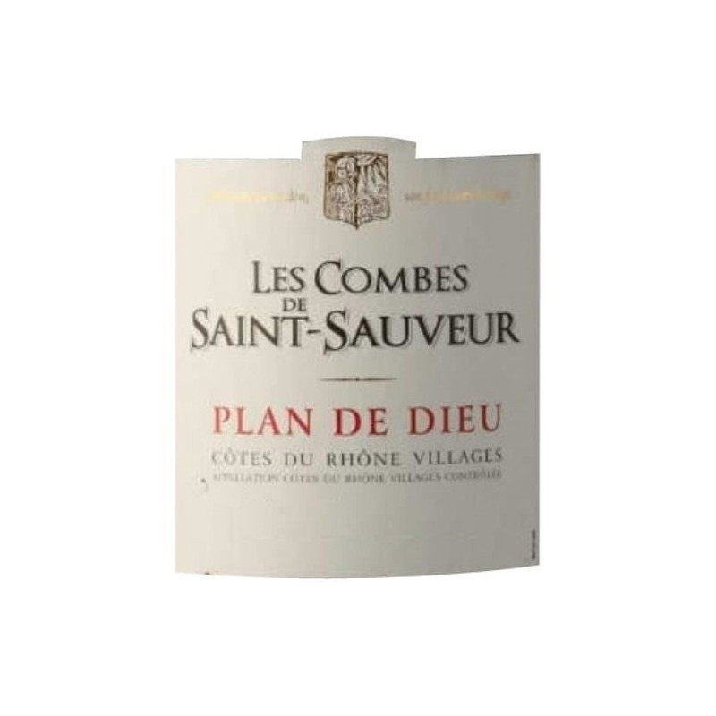 Les Combes de Saint-Sauveur 2019 Cotes du Rhone Village Plan de Dieu - Vin rouge de la Vallee du Rhone