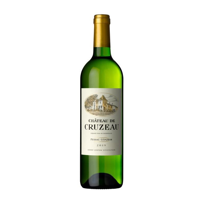 Chateau de Cruzeau 2019 Pessac-Leognan - Vin blanc de Bordeaux