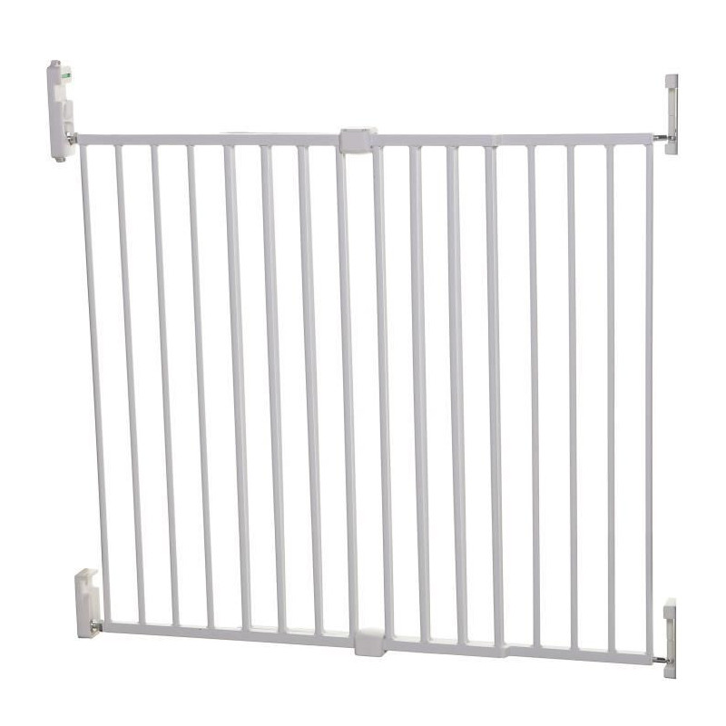 DREAMBABY Barriere de securite Extra large BROADWAY Gro Gate - A visser -  L 76/134,5 x H 76 cm - Blanche