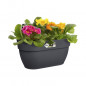 ELHO - Pot de fleurs -  Vibia Campana Easy Hanger Medium  - Anthracite - Balcon exterieur - L 24.1 x W 36 x H 26.5 cm