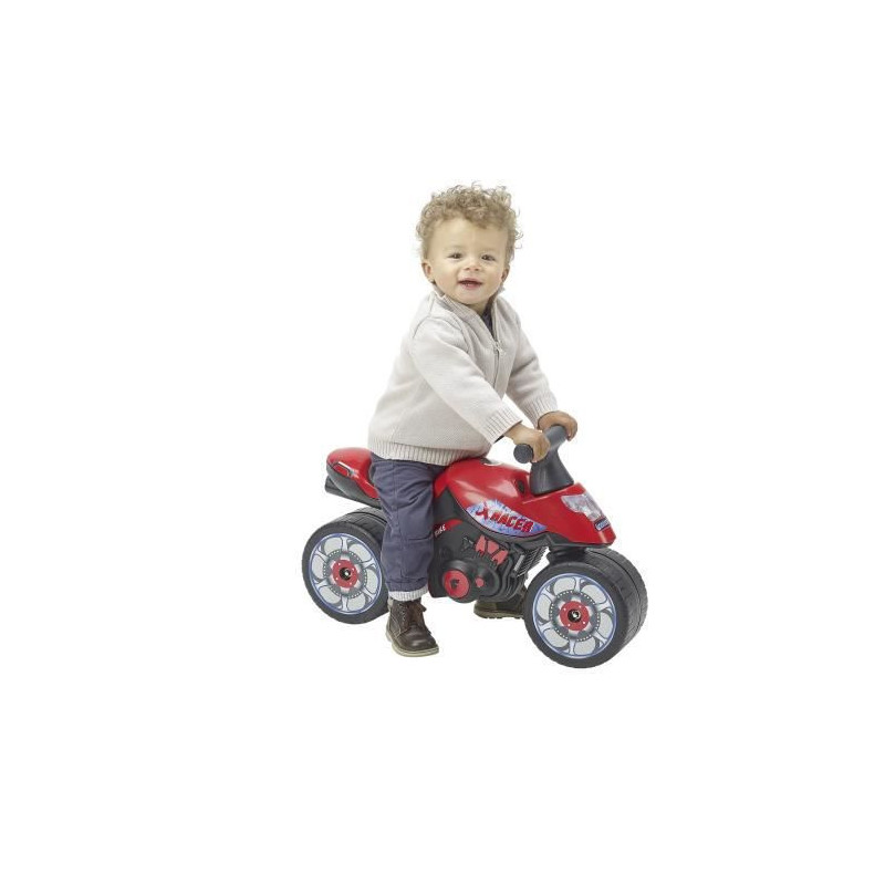 FALK Porteur Baby Moto X Racer - Rouge