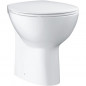 Abattant WC fermeture avec frein de chute GROHE - Bau ceramic - Blanc alpin