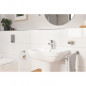 GROHE QUICKFIX Start Robinet de salle de bains lavabo, mousseur economie deau, avec tirette de vidage, bonde incluse, 24209002