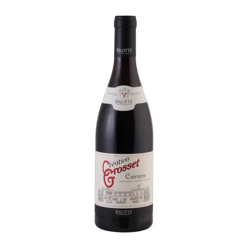 BROTTE Creation Grosset 2018 Cairanne - Vin rouge de la Vallee du Rhone