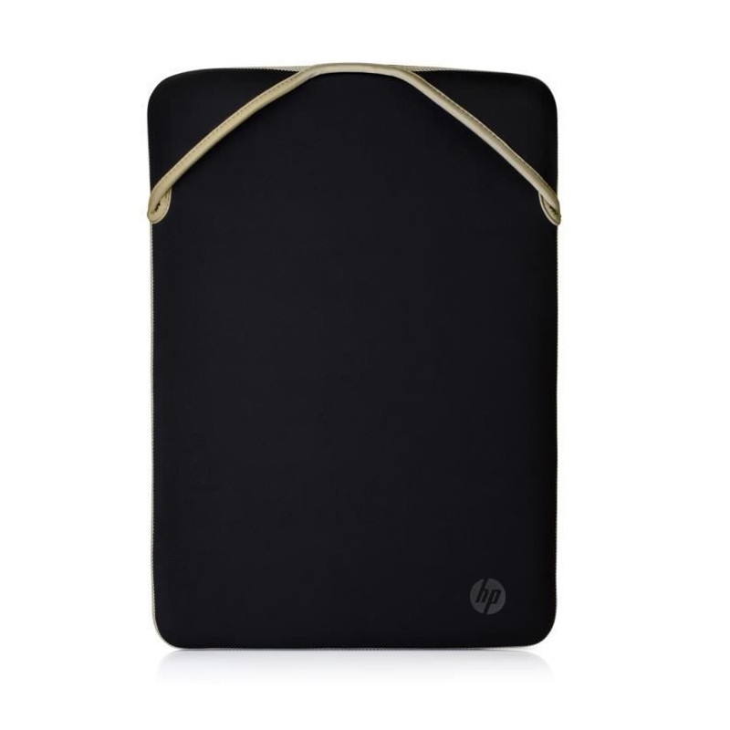 Housse de protection HP 14 pour ordinateur portable - Noir/Or reversible 37 x 27 x 1 cm