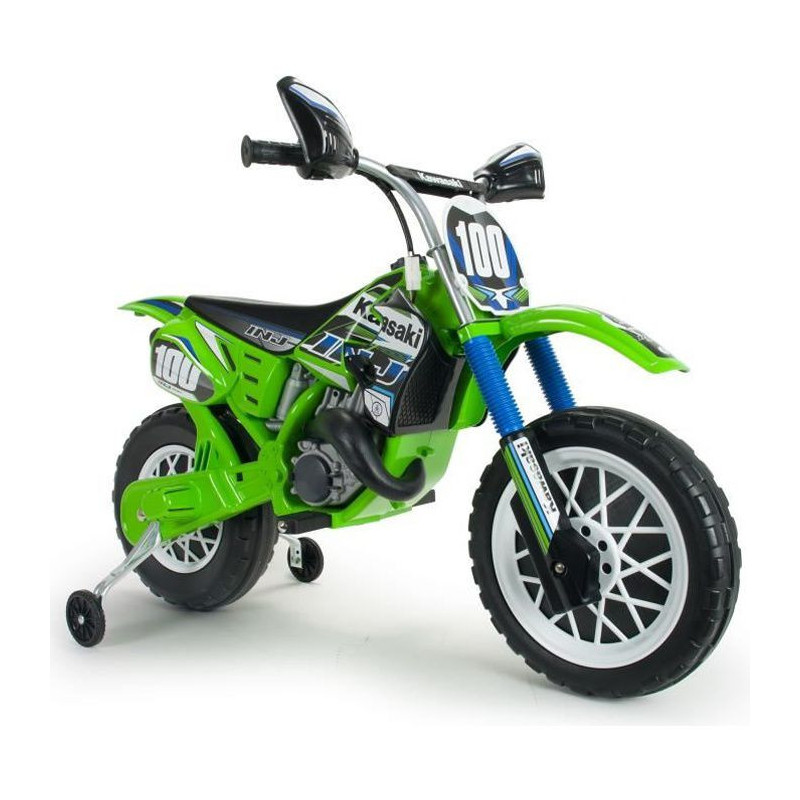 INJUSA Moto Kawasaki Cross - 6V - Moto electrique enfant