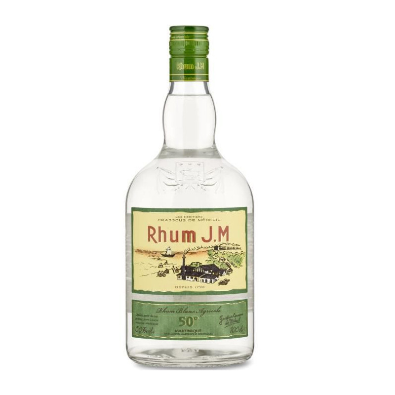 Rhum JM - Rhum blanc agricole - Martinique - 50%vol - 100cl