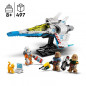 LEGO 76832 Buzz lEclair de Disney et Pixar Le Vaisseau Spatial XL-15, Vaisseau Spatial, avec 3 Minifigurines, des 8 Ans