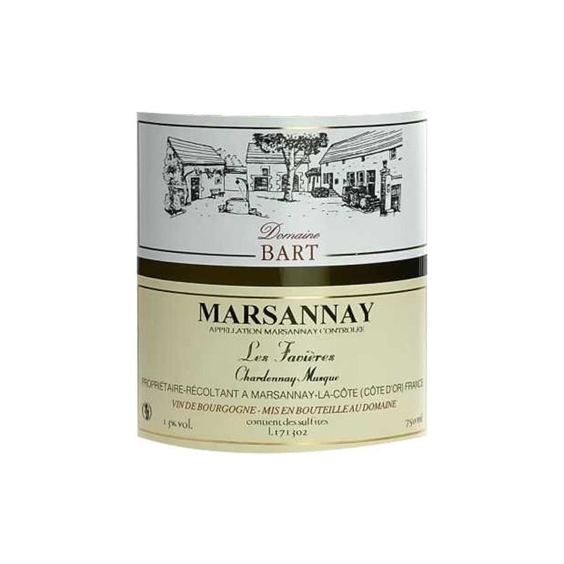 Domaine Bart 2018 Marsannay les Favieres - Vin blanc de Bourgogne