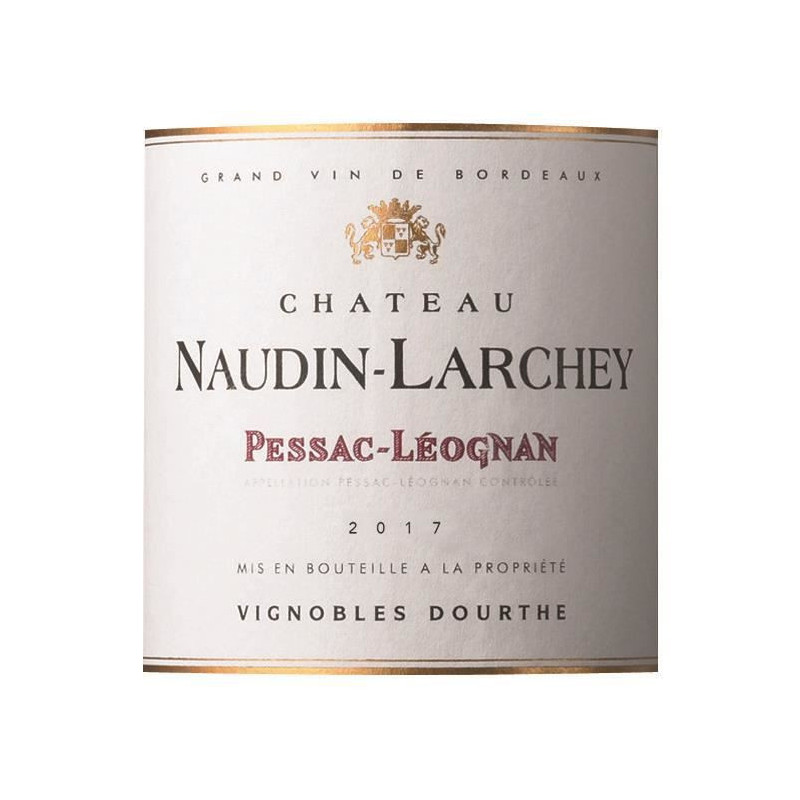 Naudin Larchey 2017 Pessac Leognan - Vin rouge de Bordeaux