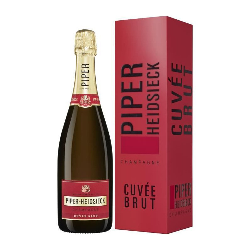 Champagne Piper Heidsieck Brut avec etui Lifestyle