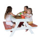TRIGANO Table Pic nic en bois Enfant avec bac a sable integre
