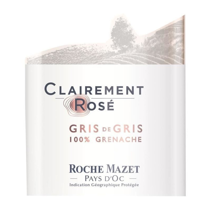 Clairement Rose de Roche Mazet Pays dOc - Vin rose de Languedoc