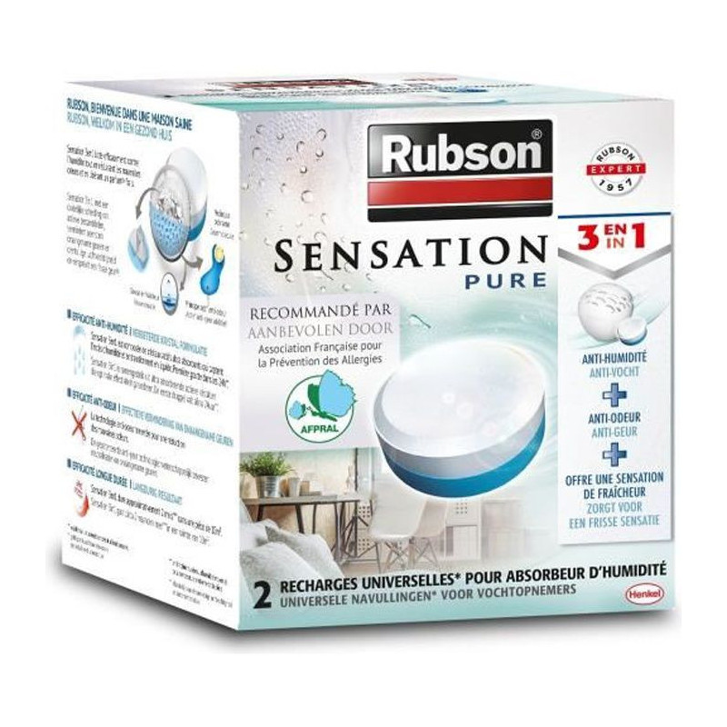 RUBSON Sensation 2 power tabs 3en1 bien-etre *6