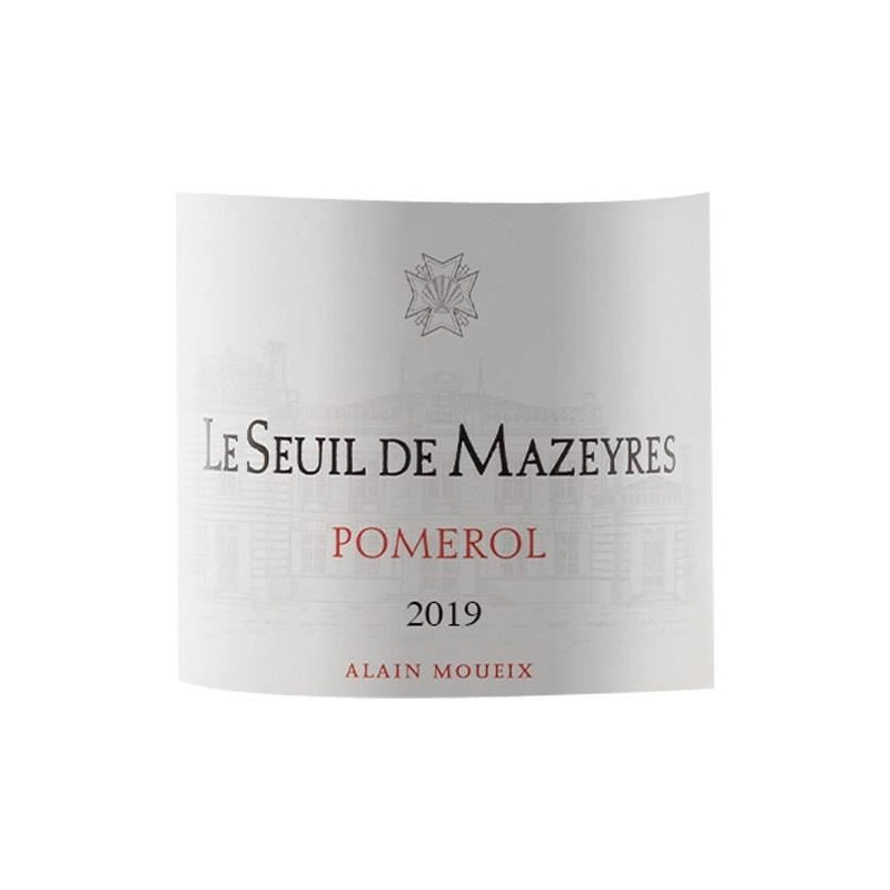 Le Seuil de Mazeyres 2019 Pomerol - Vin rouge de Bordeaux