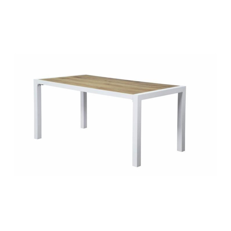 Table de jardin rectangulaire - 180 cm - Aluminium