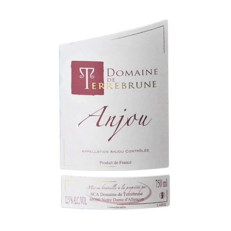 Domaine de Terrebrune 2020 Anjou - Vin rouge de Val de Loire