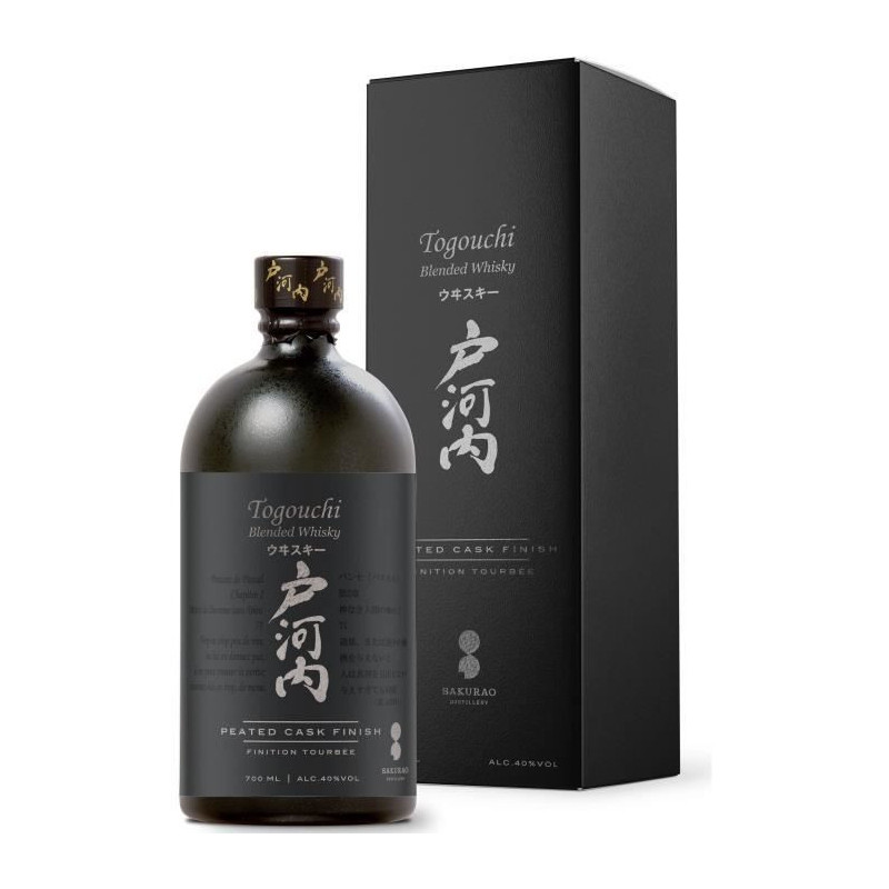 Togouchi - Finition Tourbee - Blended Whisky Japonais - 40,0% Vol. - 70 cl - Etui