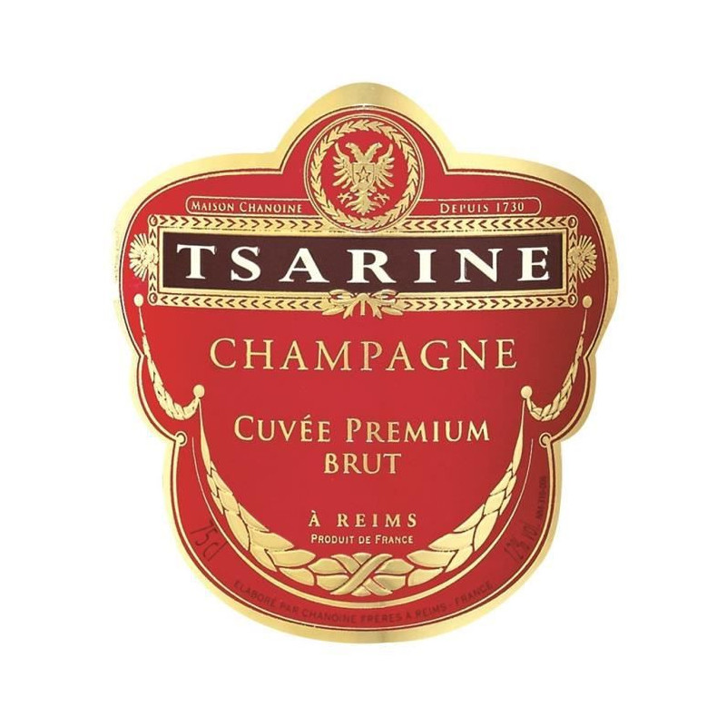 Champagne Tsarine Cuvee Premium Brut - 75 cl