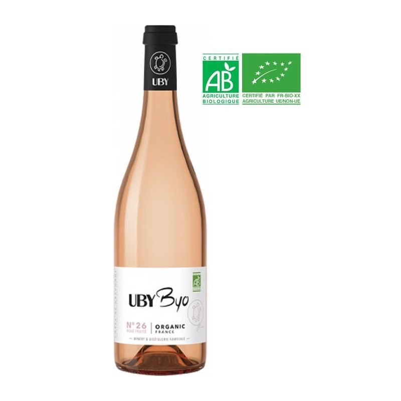 Domaine Uby  Byo Cotes de Gascogne - Vin rose du Sud - Bio