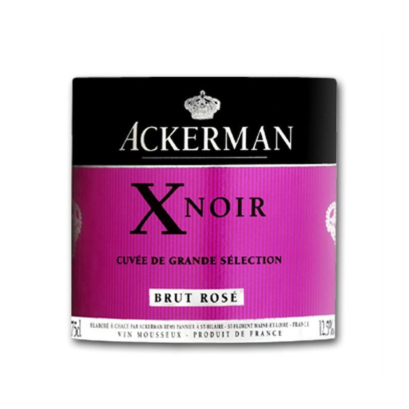 Ackerman X Noir Edition limitee - Vin effervescent Rose