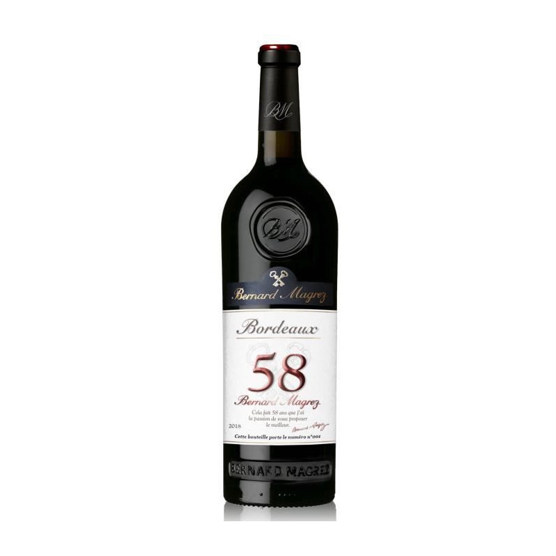 Bernard Magrez 58 2018 AOP Bordeaux - Vin rouge de Bordeaux