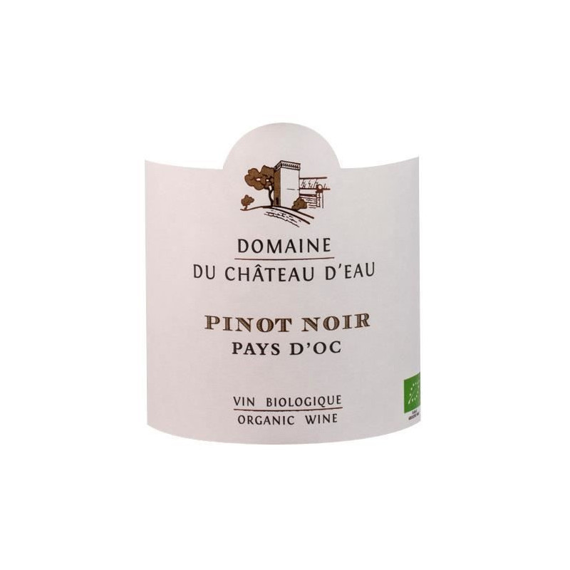 Domaine du Chateau dEau 2020 Pays dOc Pinot Noir - Vin rouge de Languedoc-Roussillon - Bio