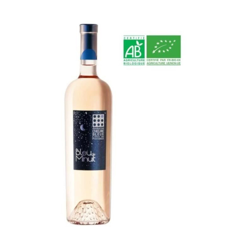 Domaine LHeure Bleue Bleu de Nuit 2021 Cotes de Provence -bio- Vin rose de Provence