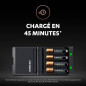 DURACELL Chargeur Piles Rechargeables Rapide 45 minutes