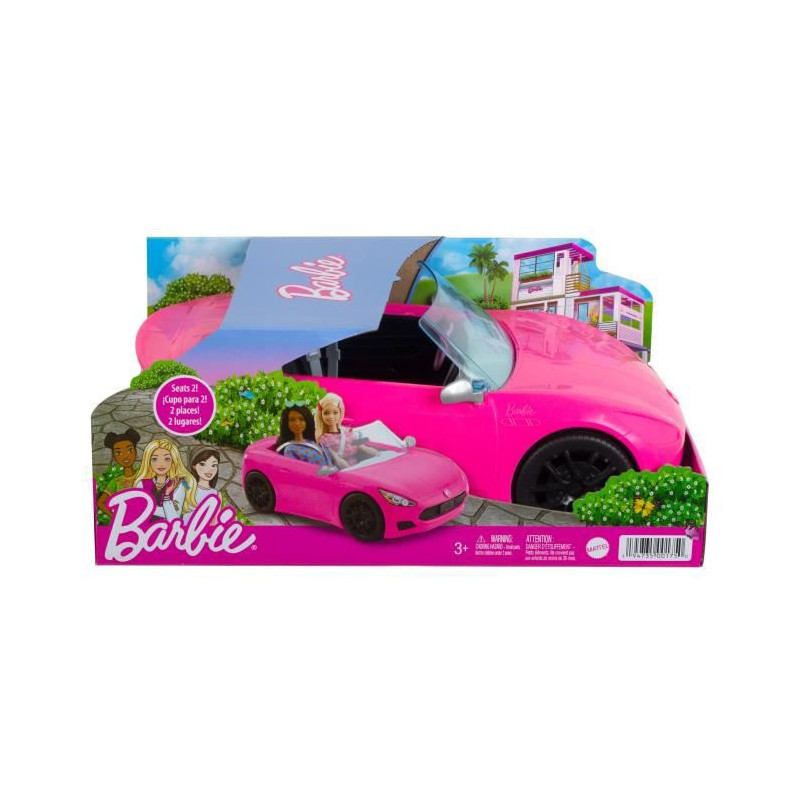 Barbie - Le Cabriolet De Barbie - Accessoire Poupee