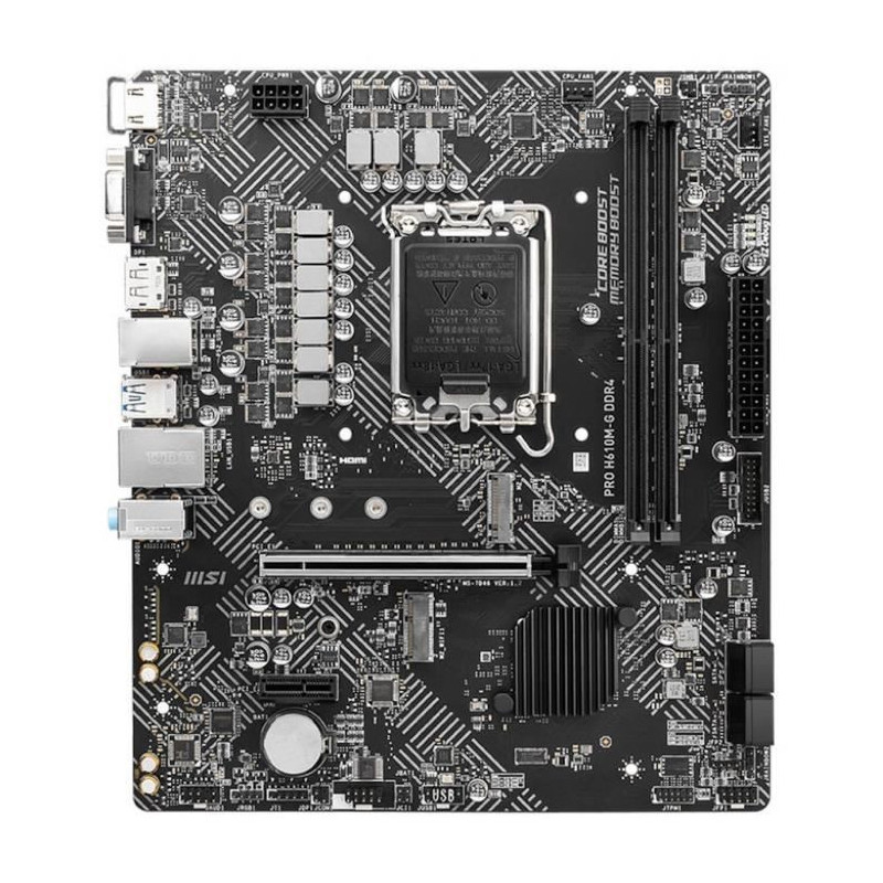 MSI - PRO H610M-G DDR4 - Carte Mere - Socket LGA 1700 - Chipset Intel H610