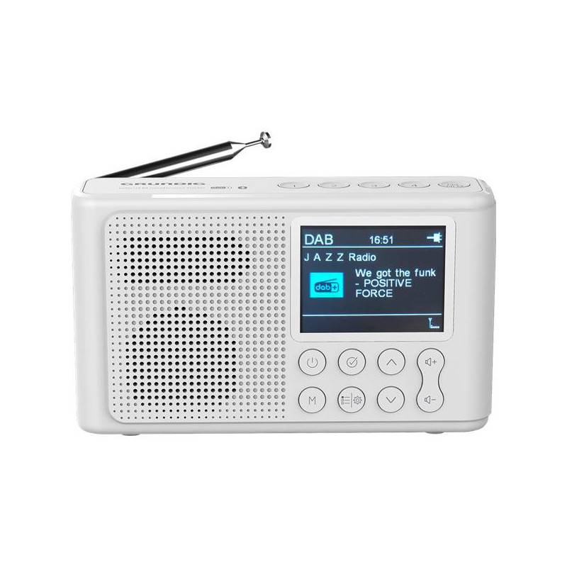 Radio portable FM digital RDS - DAB+  Fonction Bluetooth - Antenne téle GRUNDIG - MUSIC6500W