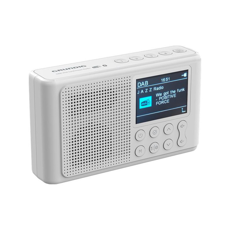 Radio portable FM digital RDS - DAB+  Fonction Bluetooth - Antenne téle GRUNDIG - MUSIC6500W